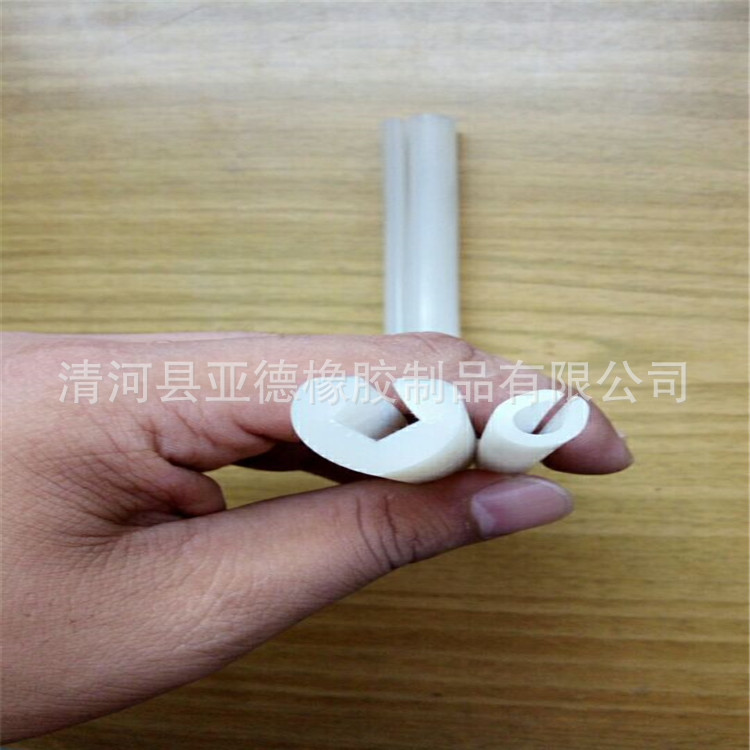 食品硅胶透明包边条 耐高温橡胶U型封边条 1--3mm烤箱边缘卡槽条