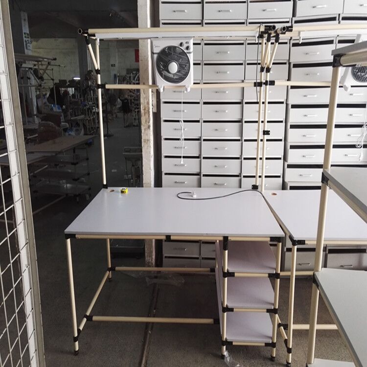 广州天猫淘宝精益管打包台风扇检验桌电商分拣桌