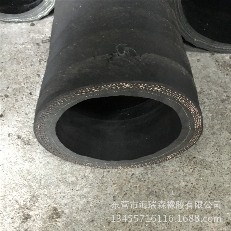 大口径泵用吸排水橡胶软管 大口径钢丝管 铁路建设专用吸排钢丝管
