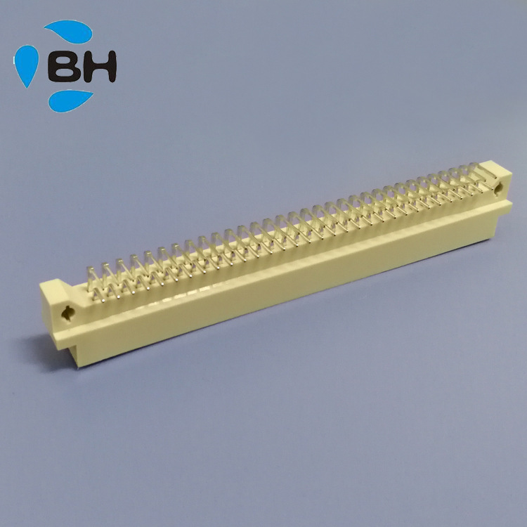 欧式插座连接器  2.54DIN din41612 连接器 2x32p  64p公弯