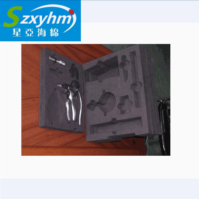 高质量海绵出口EVA内衬制品定 做奢饰品包装海绵填充盒