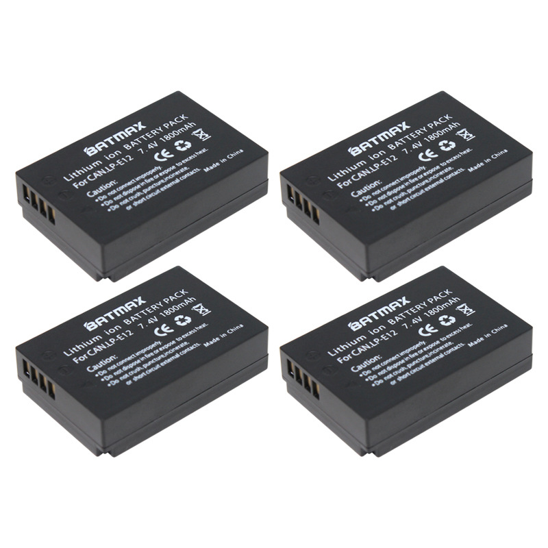 适用Canon佳能数码相机电池LP-E12摄像机电池双快充电器配件厂家