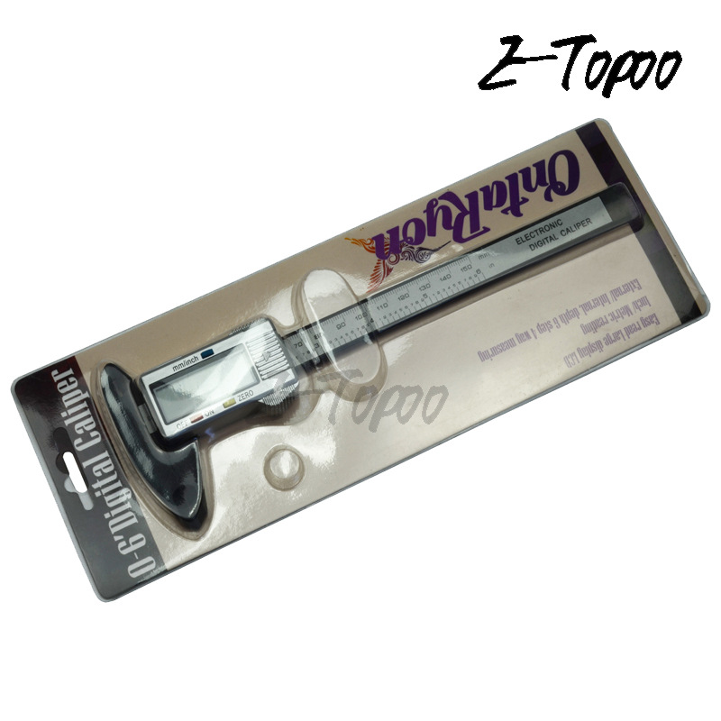 ETOPOO荣誉正品 150MM 0.1MM 黑/银 碳素 数显卡尺