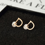 Серьги из нержавеющей стали, простой и элегантный дизайн, прямая поставка с фабрики, оптовые продажи