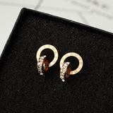 Серьги из нержавеющей стали, простой и элегантный дизайн, прямая поставка с фабрики, оптовые продажи