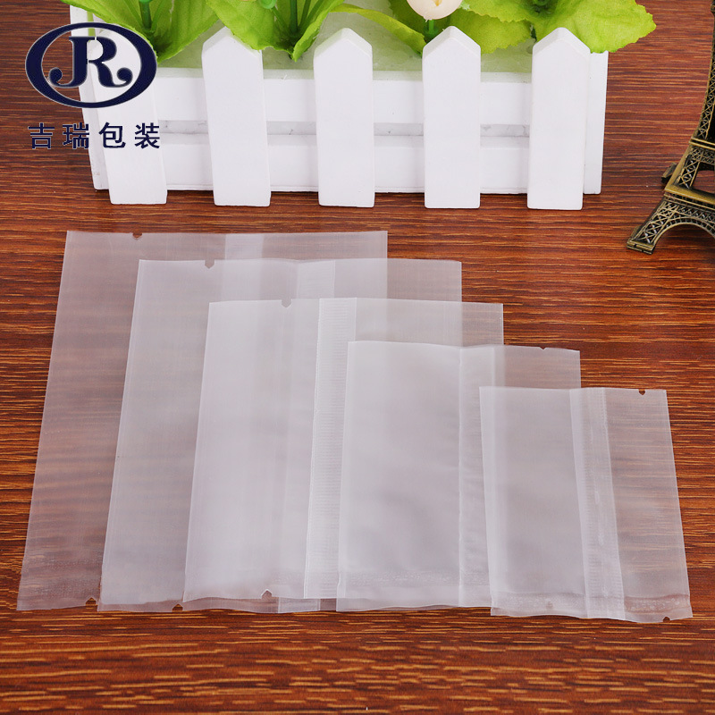 Baking packaging bag translucent frosted snowflake crisp machine sealed bag moon cake bag Cookie Cookie bag 100 Wholesale