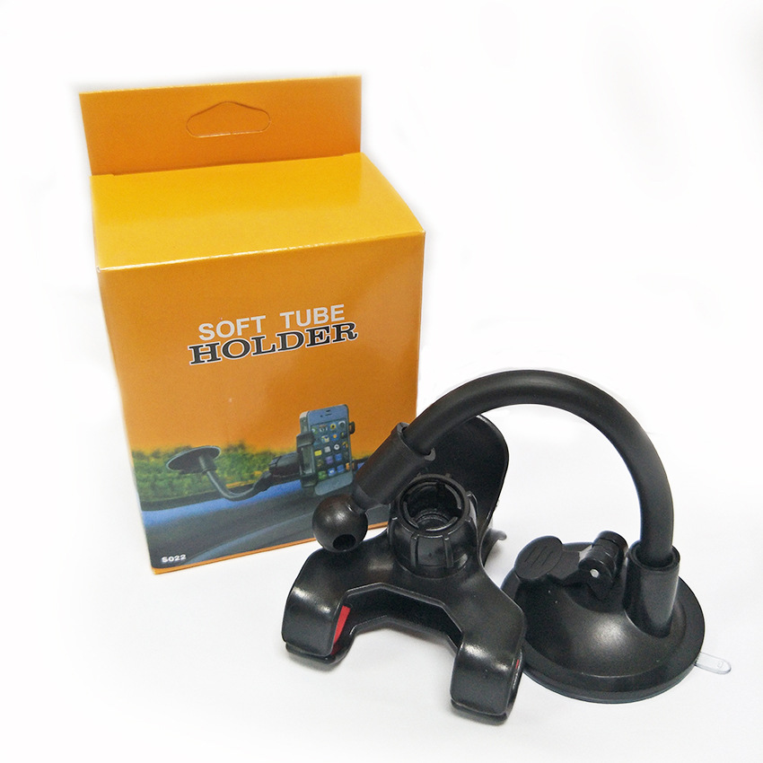 Factory wholesale GPS car dashboard navigation mobile phone car 360 degree rotating hose long suction cup mobile phone bracket