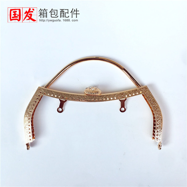 18cm cóncava cintura en relieve cabeza de concha mano oro agujero de aguja oro bronce oro ligero