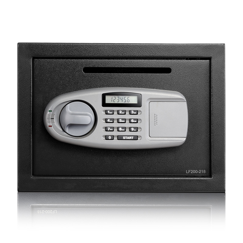 安锁电子密码保险箱入墙 25CM办公家用投币保险柜