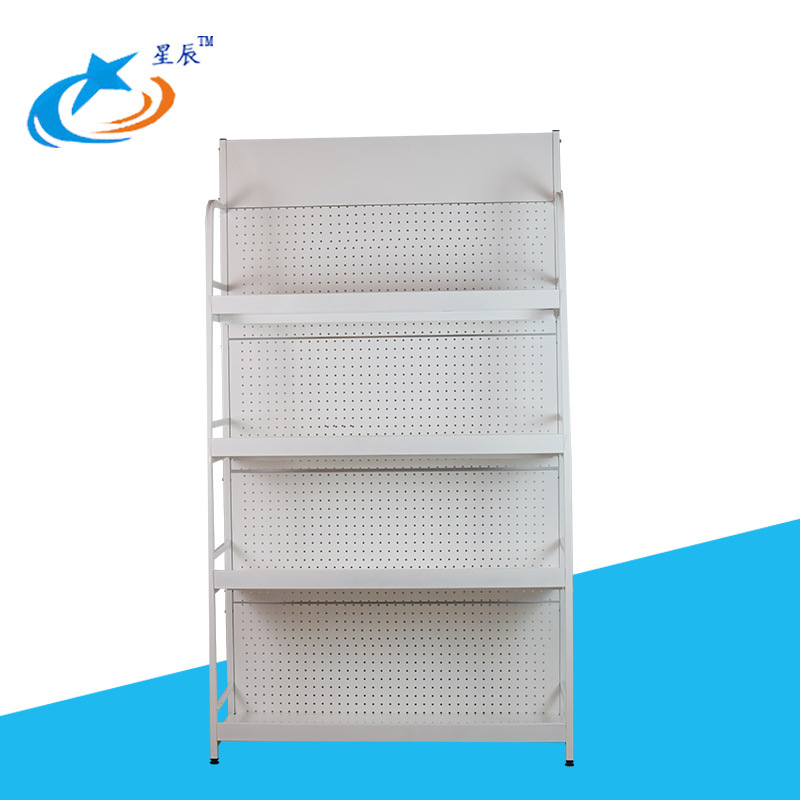 超市货架展示架洞洞板零食小货架多层单面便利店置物架可定 制