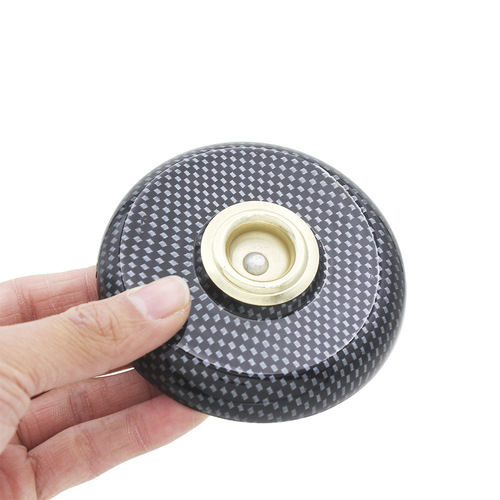 Wholesale cello anti-slip mat metal eye bird's eye phoenix imitation carbon fiber cello anti-slip mat round anti-skid plate