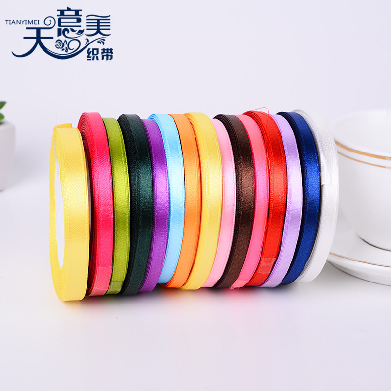 Yiwu fábrica DIY cinta 0,6 cm envío gratis regalo flor hornear cinta embalaje cinta al por mayor