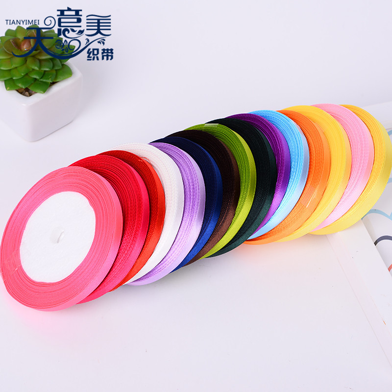 Yiwu fábrica DIY cinta 0,6 cm envío gratis regalo flor hornear cinta embalaje cinta al por mayor