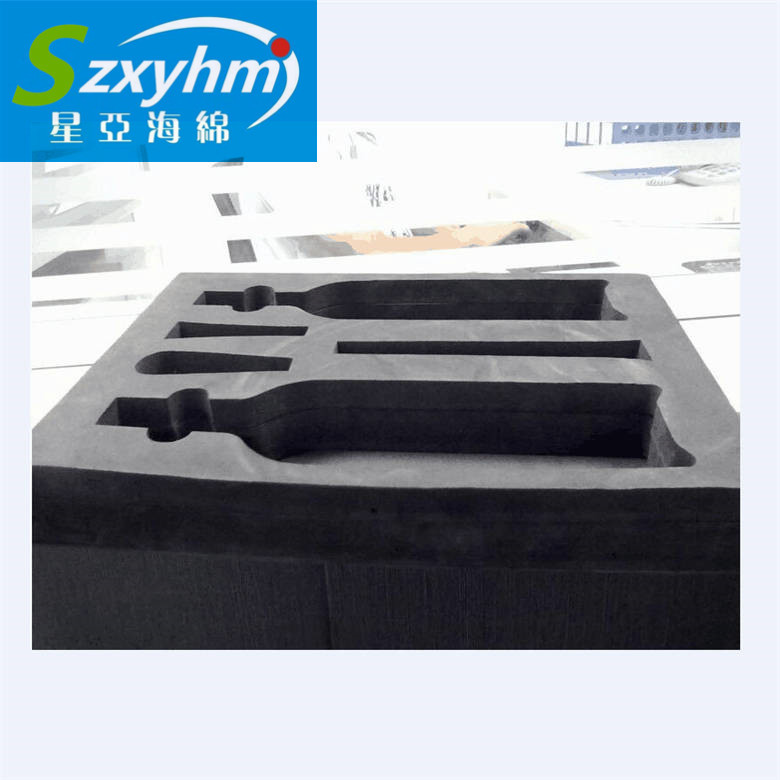 高档次戒指包装内衬盒 EVA植绒内衬做工精美 雕刻冲型粘合成型棉