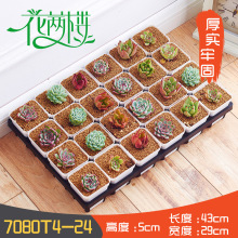 厂家批发 7*8小方配套24孔多肉托架 多肉花盆托架 固定托盘 花架
