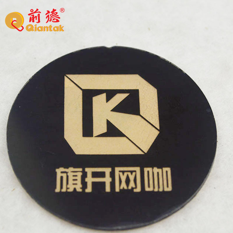实力商家供应PVC标牌 耳机配件装饰标牌 圆形PVC标牌耐温