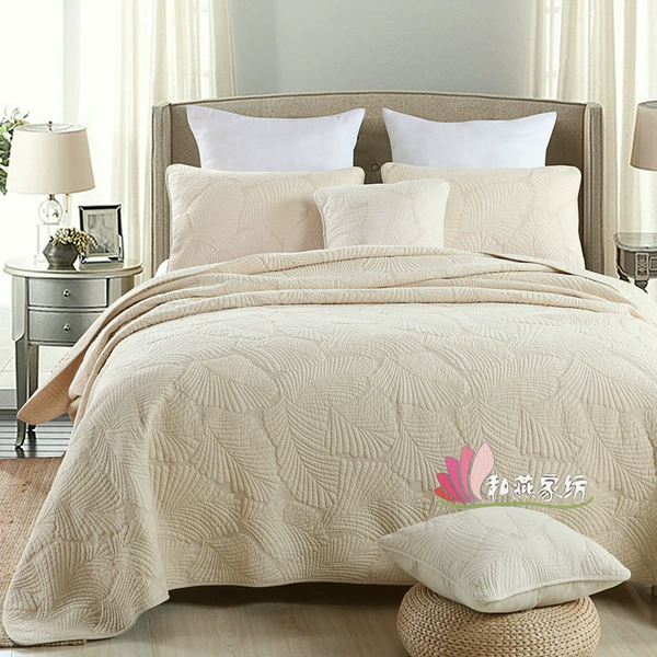 Beige palm leaves
