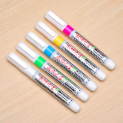 【Teacher's Treasure】ReWritable Colored Dry Erase Markers with Refill, Blackboard Dust-Free Liquid Chalk Drawing Board Pens for Teaching