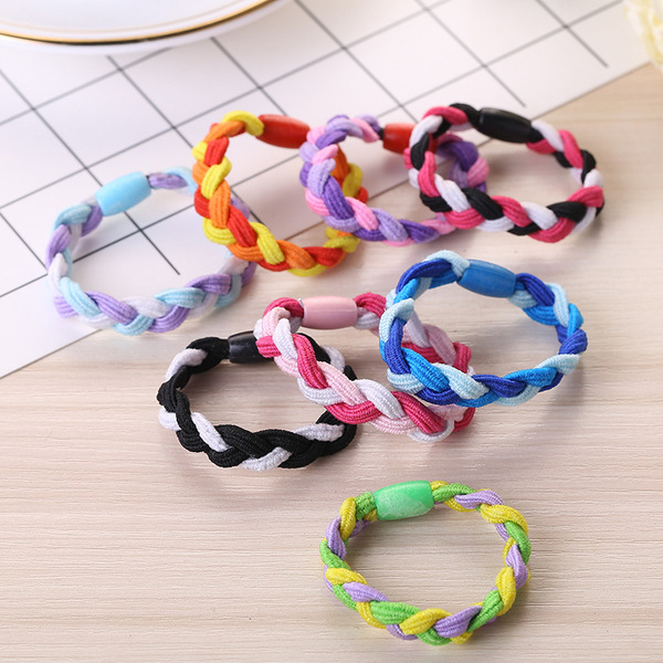 hair accessory with pigtail