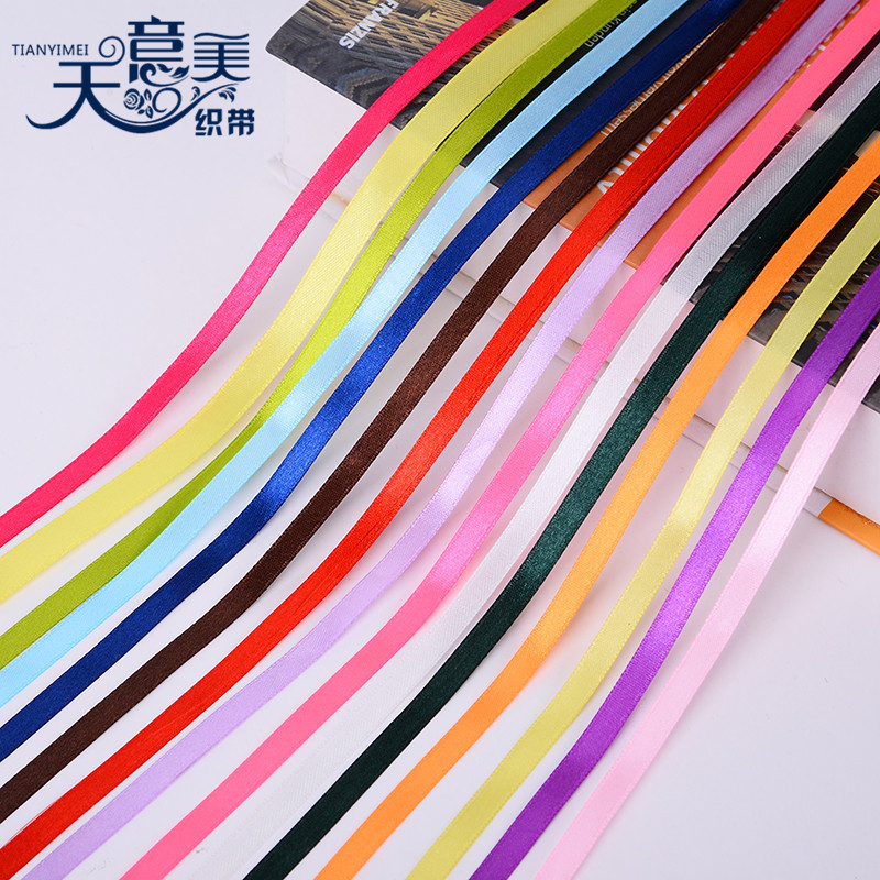 Yiwu fábrica DIY cinta 0,6 cm envío gratis regalo flor hornear cinta embalaje cinta al por mayor