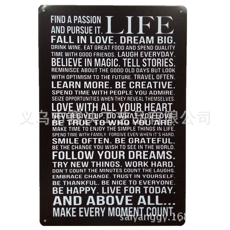 Декоративная настенная вывеска Retro Wall Decor Sign, 20×30 см в винтажном стиле для гостиной, варианты многоцветные