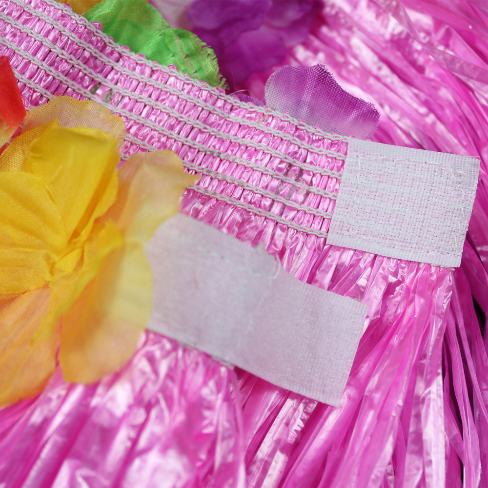 Halloween Hula danza traje Garland hierba falda longitud 40cm largo hierba falda traje