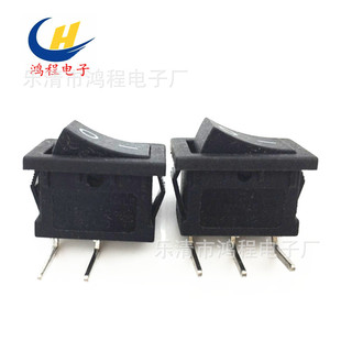 90 ° Curved Foot Six-Jun Ss11 Plug-In Board High Current Fireproof Boat-Type Switch Rocker Switch Kcd1/Rs601/