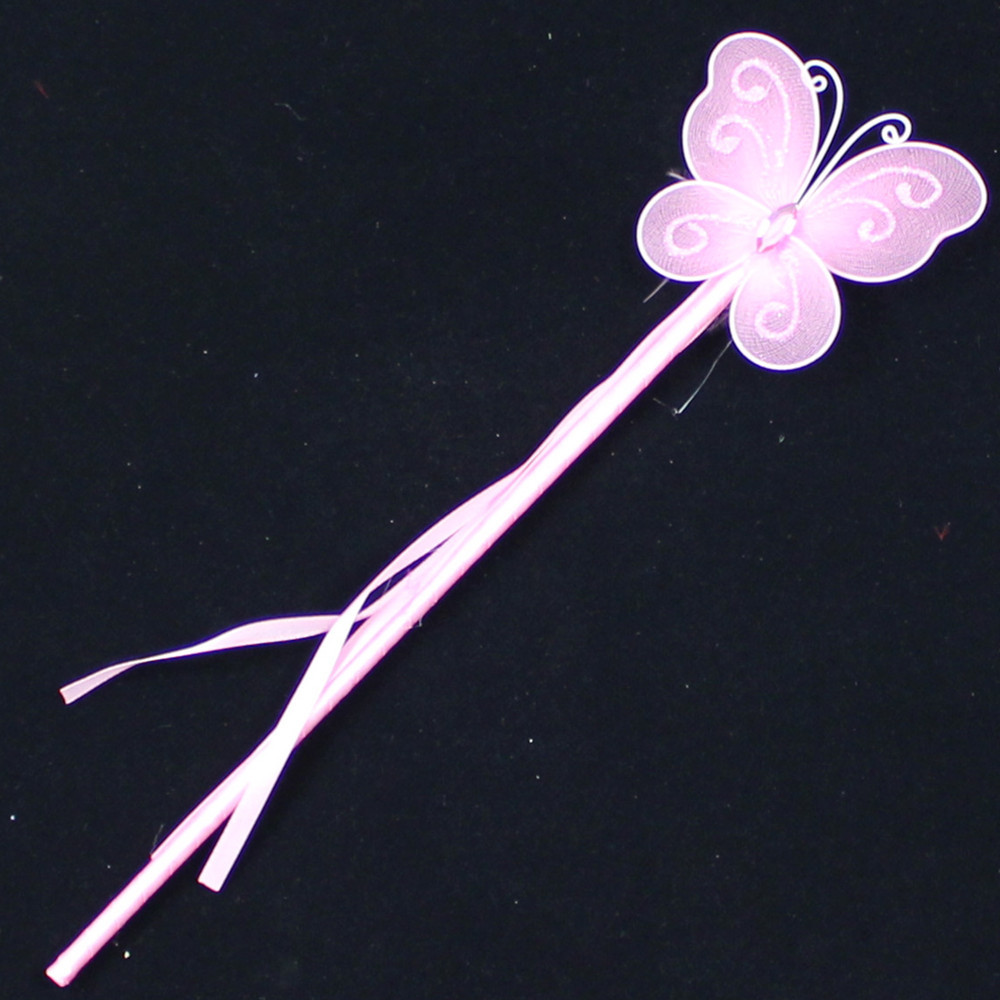 12G 61 alas de Ángel niña de las flores rendimiento vestido de fiesta palo mágico bastón mariposa palo de hadas