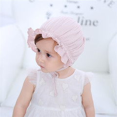 Korean Version New Children's Hat Spring Princess Hat Infant and Toddler Cotton Fabric Washable Cap Baby Court Hat