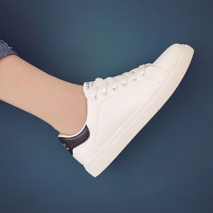 Летняя белая обувь, спортивные кроссовки для отдыха, популярно в интернете, в корейском стиле