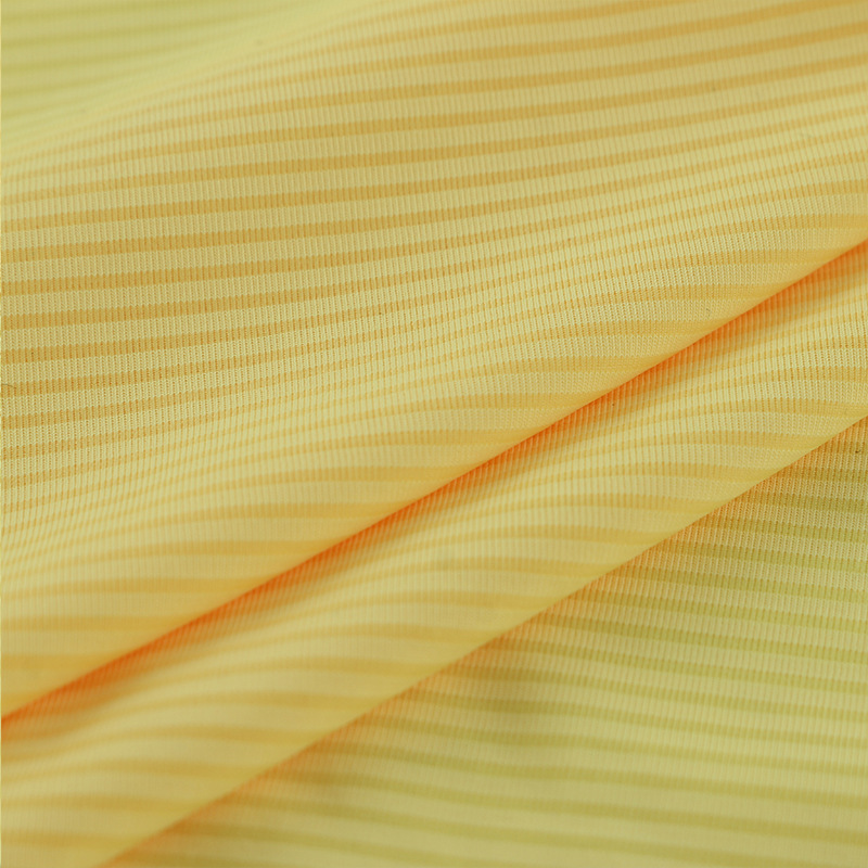 70D冰凉爽滑锦纶镂条 纯色高弹力锦纶镂空条纹坑条