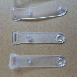 专业生产PVC厂牌挂扣  PVC胶条 工作证件塑料挂钩
