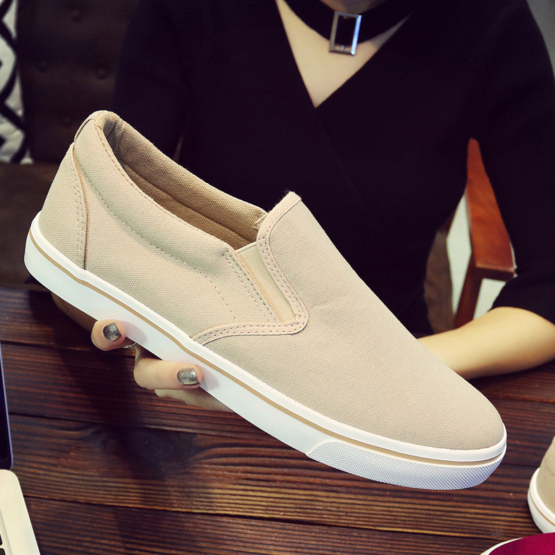 Spring 2023 Korean canvas shoes men's work shoes all black summer breathable casual board shoes trendy plus size foreign trade Spring 2023 Korean canvas shoes men's work shoes all black summer breathable casual board shoes trendy plus size foreign trade