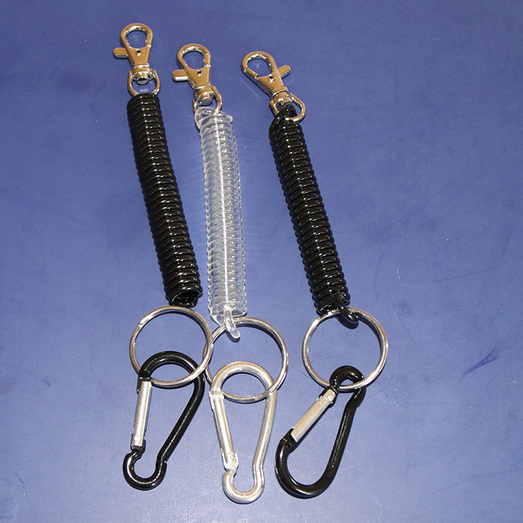 Supply Plastic Spring Rope Keychain Plastic Spring Rope Shrink Spring Rope