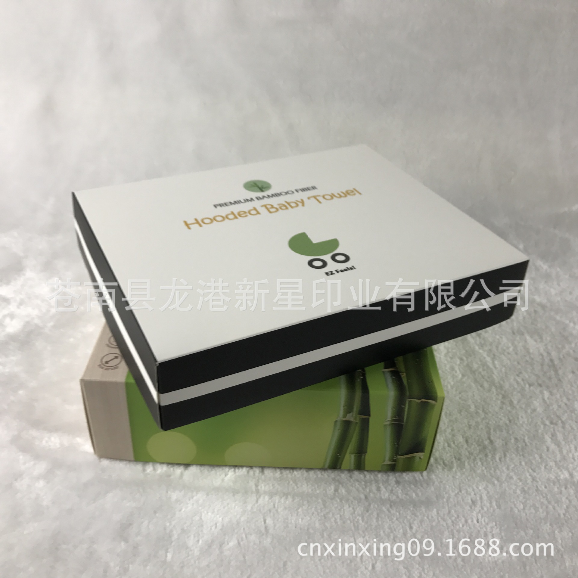 毛巾包装盒 天地盖纸盒 彩盒折盒印刷 F型瓦楞盒生产