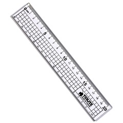 Taiwan JY20CM 30cm cutting ruler anti-cut ruler fixed ruler patchwork ruler 2in1