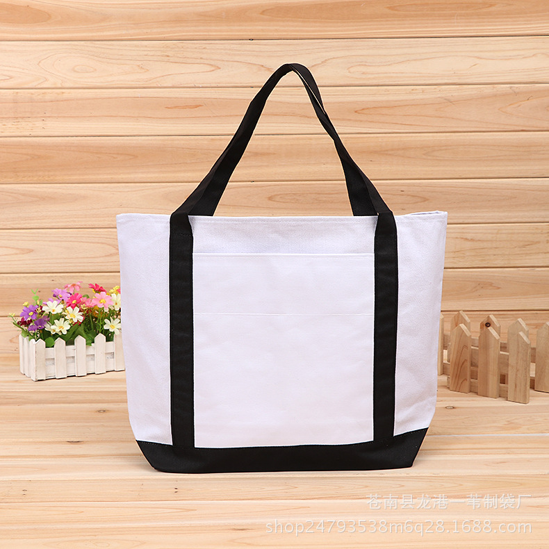 厂家现货 广告购物 手提棉布袋 创意广告礼品帆布包装袋