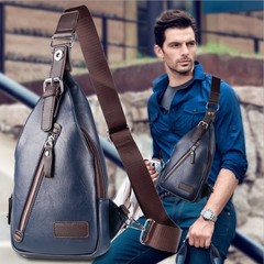 Wholesale New Korean Style Men's Chest Bag Fashion Trendy Chest Bag Cycling Bag Men's Bag Mobile Single Shoulder Bag Waist Bag