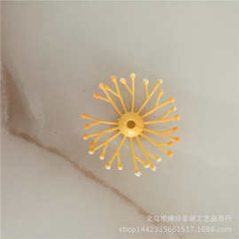 厂家供应仿真花配件 4厘米琴心 塑料花布花绢花塑料琴心配件批发