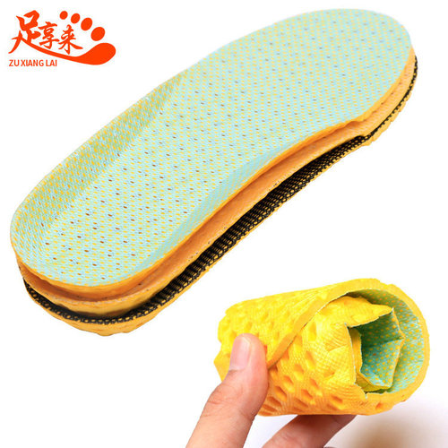 Summer Honeycomb Breathable Sports Insoles Men's Soft EVA Military Training Insoles Manufacturer Bulk Wholesale Non-Deodorant