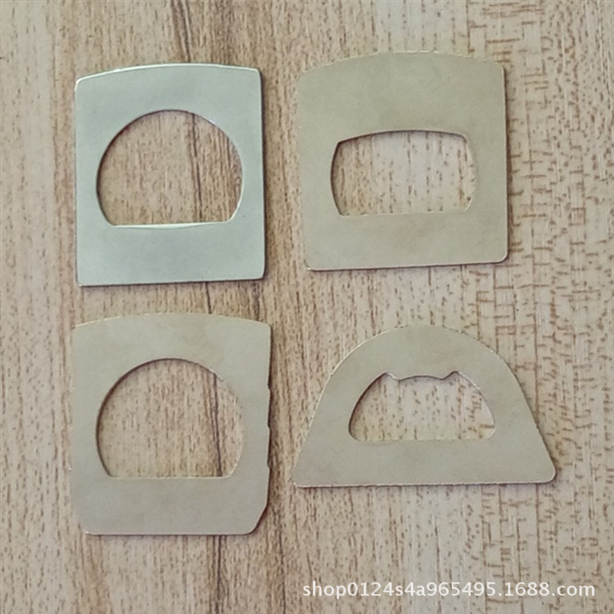 啤酒开瓶器 铁皮铁片金属配件 双孔球拍通用 插片啤酒开