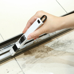 T window groove brush groove cleaning brush two-piece set gap brush keyboard brush with dustpan cleaning brush small brush