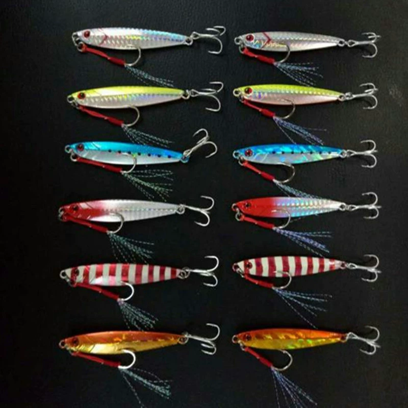 Вотление Shore Jig Qingcang Luya, металлическая блесна 7–40 г, многоцветная береговая/морская ловля