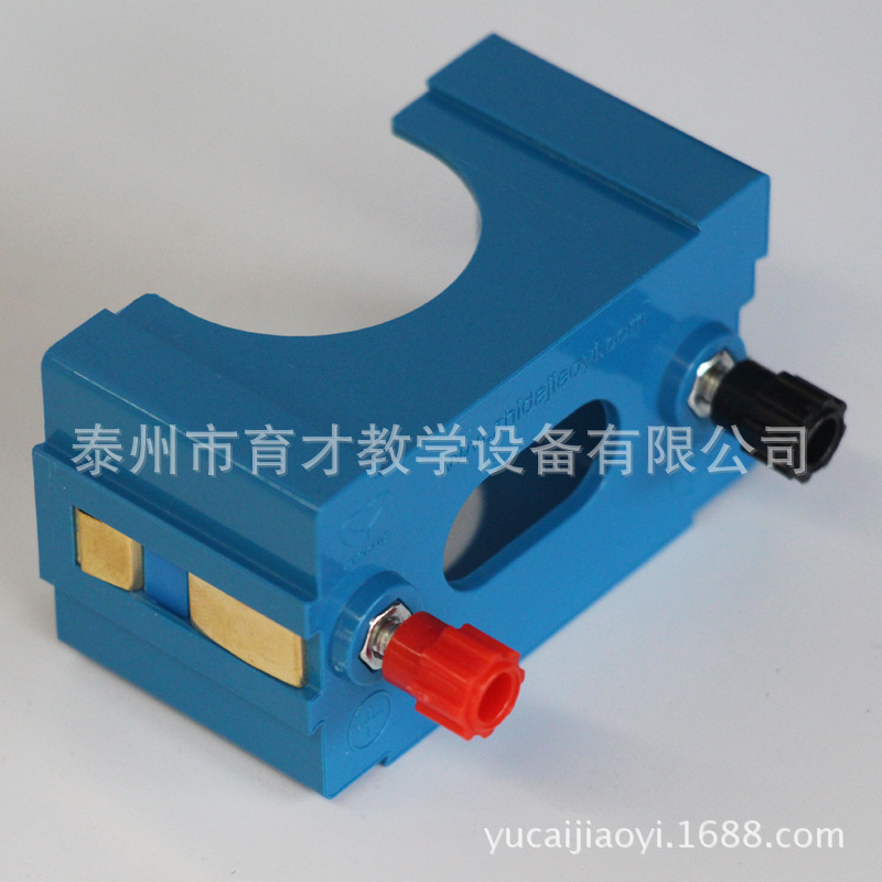 04010电池盒带接线柱电学电路串联并联教学仪器实验器材1号电池盒