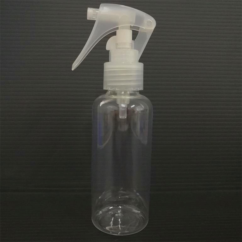 pet120ml透明喷雾瓶 24牙铝盖 , 防盗盖 , 翻盖 , 压旋盖塑料瓶