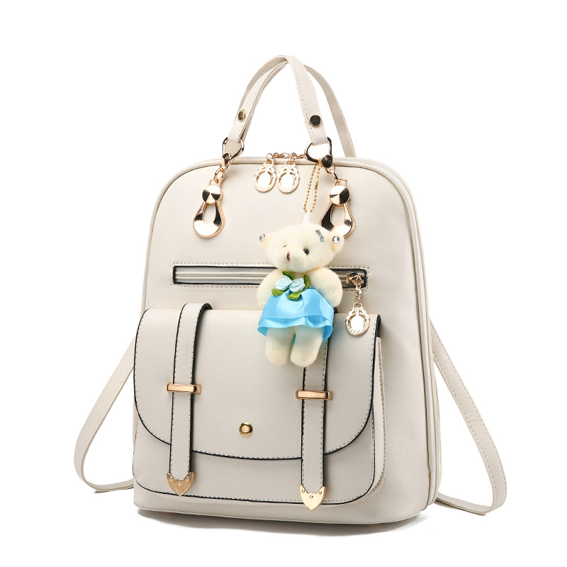 Backpack, capacious one-shoulder bag, 2023 collection, Korean style