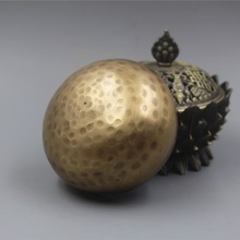 11cm颂钵孟尼泊尔手工黄铜西藏转经佛音碗铜磬瑜伽用品音疗钵