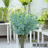 Factory wholesale 3 Flower Branch Simulation Flower Dendrobium, Dendrobium Lan Softfight Wedding Road Exit Flower Material Flower House High -end Decoration Flower