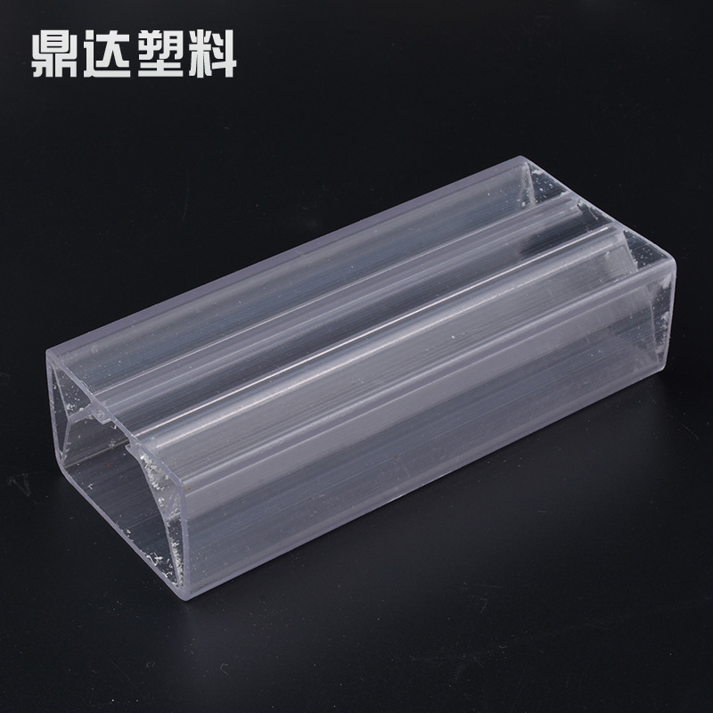 厂家直销透明PVC透明方管硬质pvc异形管批发upvc管管材UPVC线管