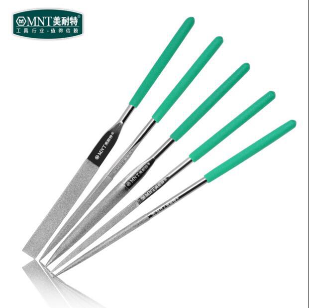 美耐特®金刚石锉刀打磨工具 金刚砂合金什锦三角小挫刀金钢锉